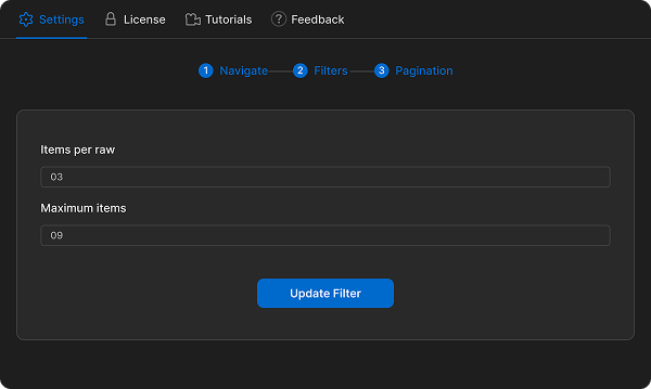 Map Collection as Filters